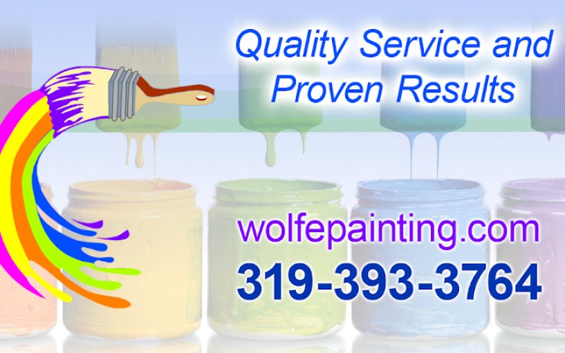 Mike Wolfe Painting — Painter in Hiawatha