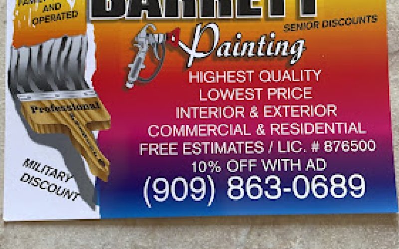 BARRETT PAINTING LIC. 876500